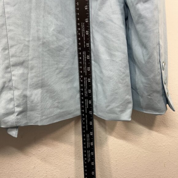 Anna Kay ladies blazer large blue suit jacket double breasted capsule minimalist - Picture 10 of 12